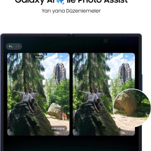 ⁦Samsung Galaxy Z Fold7, Artificial Intelligence Phone, Blue Shade, 256GB Storage, 12GB Memory, 200MP Camera, 3nm Processor, 4400mAh Battery (Samsung Turkey Guaranteed)⁩ - الصورة ⁦7⁩