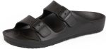 Onda Men Jet Double Strip Sandal Black, 41 EU