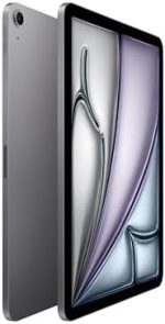 ⁦Apple iPad Air 11-inch with M3 chip Built for Apple Intelligence, Liquid Retina Display, 256GB, 12MP Front/Back Camera, Wi-Fi 6E, Touch ID, All-Day Battery Life — Space Gray⁩ - الصورة ⁦2⁩