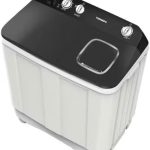 TORNADO Washing Machine Half Auto 12 Kg Pump White x Black TMH-HS12CP(WK)