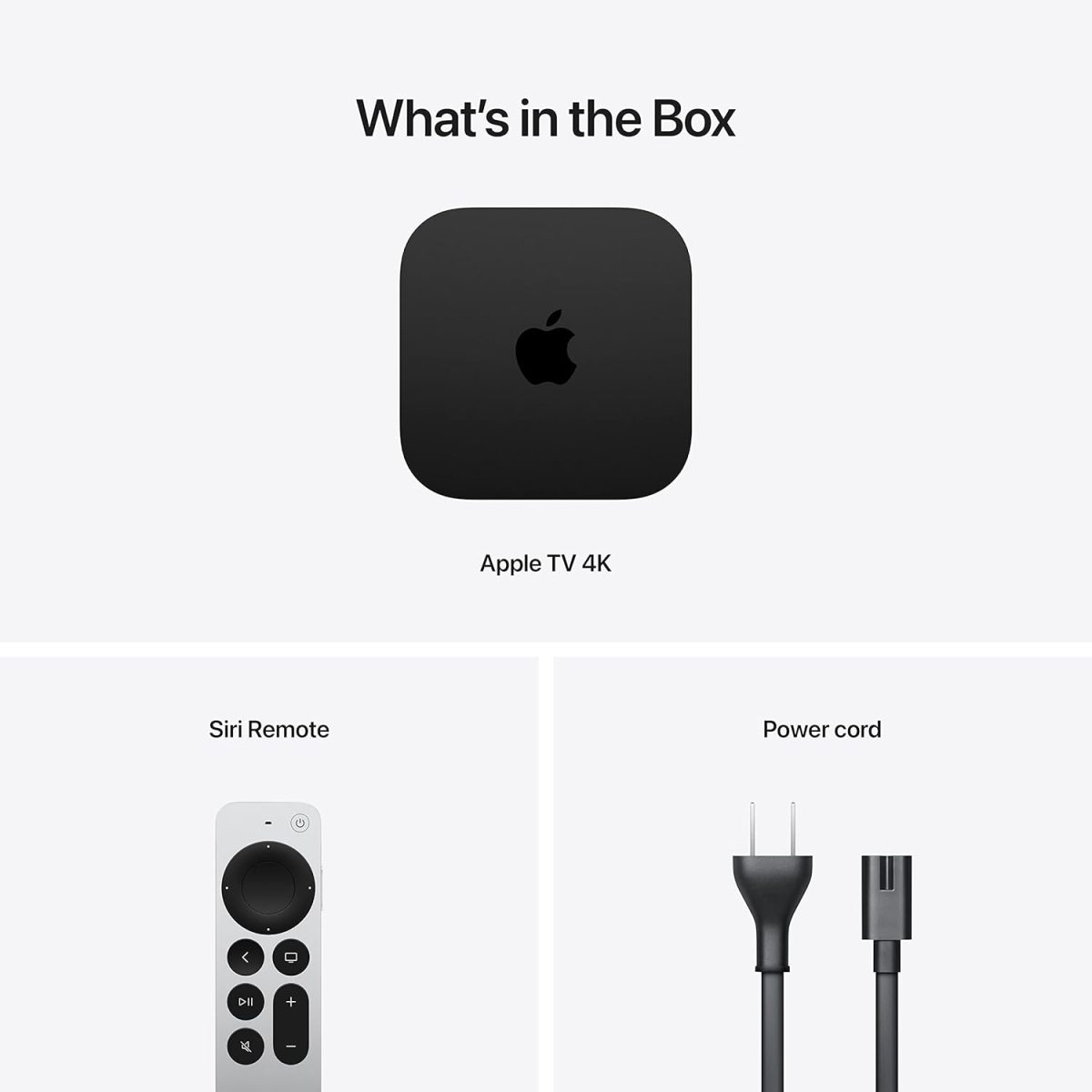 ⁦Apple MN873LL/A TV 4K 3rd Wi‑Fi 64GB Black⁩ - الصورة ⁦5⁩
