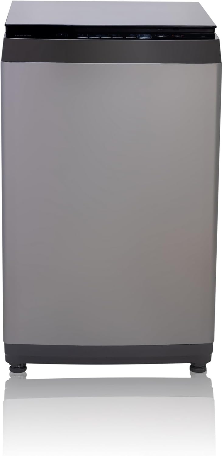 TOSHIBA Top Loading Washing Machine,AW-DUK1300KUPEG(SK),ULTRA FINE BUBBLE, Great Waves,Water Shield Filter, Memory,Quick wash15minn, Silver, 15Kg, Automatic