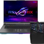 ROG Strix G16 G614JV-N3487W 13th Gen Intel Core i7-13650HX DDR5 16GB RAM 1TB PCIe 4.0 NVMe M.2 SSD Intel UHD Graphics Windows 11 16-Inch FHD Plus Laptop, Eclipse Gray