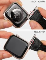 ⁦Wearlizer Watch Band Connector Compatible with Apple Watch Band Adapter, Replaceable Metal Connection Adapter with Replacement Tool for iWatch Ultra Series 8 7 6 5 4 3 2 1 22mm Width Straps⁩ - الصورة ⁦5⁩