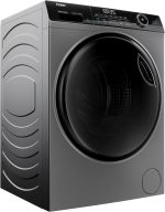 ⁦Haier 8 KG Front Loading Washing Machine, 525 mm Super Drum, Direct Motion Inverter Motor, WiFi Haismart, Laser Welding, Steam, Silver, HW80-B14959S6TU1⁩ - الصورة ⁦3⁩
