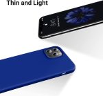 ⁦Dl3 Mobilak Compatible with iPhone 12 Pro Max (6.7 Inch) Case, Liquid Silicone Case, Full Body Protective Cover, Shockproof, Slim Phone Case, Anti-Scratch Soft Microfiber Lining (Pepsi)⁩ - الصورة ⁦4⁩