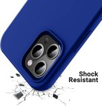 ⁦Dl3 Mobilak Compatible with iPhone 12 Pro Max (6.7 Inch) Case, Liquid Silicone Case, Full Body Protective Cover, Shockproof, Slim Phone Case, Anti-Scratch Soft Microfiber Lining (Pepsi)⁩ - الصورة ⁦6⁩