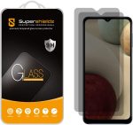 (2 Pack) Supershieldz Designed for Samsung Galaxy A12 (Privacy) Anti Spy Tempered Glass Screen Protector, Anti Scratch, Bubble Free
