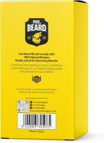 ⁦Mr. Beard Natural Beard Brush | Soft Bristle Grooming Brush for Men | Tames, Softens & Distributes Beard Oil Evenly⁩ - الصورة ⁦4⁩