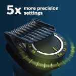 ⁦Philips Norelco Multigroom Series 7000, Mens Grooming Kit with Trimmer for Beard, Head, Hair, Body, Groin, and Face - NO Blade Oil Needed, MG7910/49⁩ - الصورة ⁦3⁩
