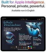 ⁦Apple iPad Air 13-inch with M3 chip Built for Apple Intelligence, Liquid Retina Display, 256GB, 12MP Front/Back Camera, Wi-Fi 6E + 5G Cellular, Touch ID, All-Day Battery Life — Blue⁩ - الصورة ⁦3⁩