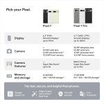 Google Pixel 7 Single Sim, 5G, 8GB Ram, 128GB, Lemongrass, US Version - الصورة 8