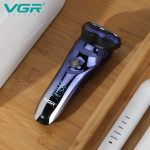 ⁦VGR Premium Cordless Rechargeable Professional Electric Shaver - Wet/Dry Razor for Face Care and Beard Trimming - USB Travel Razor With Ultra Thin Design - V-305⁩ - الصورة ⁦5⁩