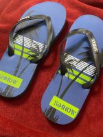 ⁦Saba Unisex Medical Leather Slipper Flip Flops - Summer Sandal for Indoor and Outdoor, Home, Beach, Sea and Shores - Flexible Flat Multicolor⁩ - الصورة ⁦5⁩