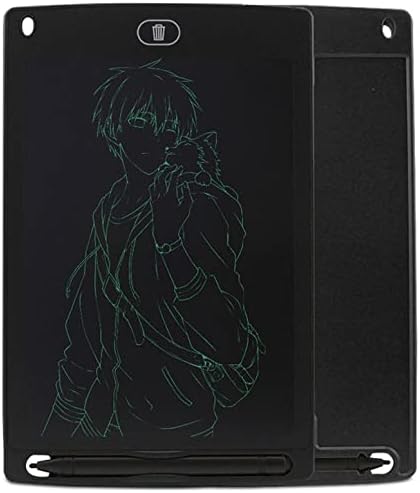 تابلت إلكتروني للكبار والأطفال لتدوين الملاحظات والرسم والكتابة للتواصل بشاشة LCD 8.5 بوصة، سبورة سوداء ذكية محمولة، بلون أسود 17350