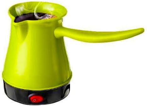 ماكينة كهربائية لتحضير القهوة التركية، صانعة قهوة باستطاعة 800 وات، سعة 1-5 أكواب (500 مل) - الوان مميزة