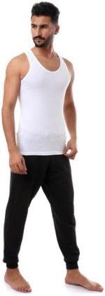 ⁦Mesery Set Of (3) Breathable Cotton Undershirts - White⁩ - الصورة ⁦5⁩