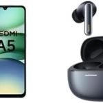 Xiaomi Redmi A5 (4GB/64GB) + Pro Buds | 5200mAh, 32MP Cam | Buds: Triple Driver, 55dB ANC, 3D Audio, BT 5.3, Hi-Res Audio
