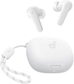 Anker Soundcore R50i White True Wireless (TWS) Earbuds 10mm Drivers with Big Bass, Bluetooth 5.3, 30H Playtime, IPX5-Water Resistant, AI Clear Calls with 2 Mics, 22 Preset EQs via App