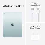 ⁦Apple iPad Air 13-inch with M3 chip Built for Apple Intelligence, Liquid Retina Display, 256GB, 12MP Front/Back Camera, Wi-Fi 6E + 5G Cellular, Touch ID, All-Day Battery Life — Blue⁩ - الصورة ⁦6⁩
