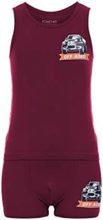 Set Of 3 - Sleeveless Top & Boxer - For Boys - الصورة 4