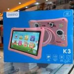 ⁦Oteeto K3 Kids Tablet – 7″ LCD Screen, 4GB RAM, 128GB Storage, 3000mAh Battery, 5MP & 2MP Cameras, Wi-Fi + Bluetooth, Tempered Glass Screen Protector, Case, Strap⁩ - الصورة ⁦2⁩