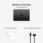 ⁦Apple 2024 MacBook Pro (14-inch, Apple M4 chip with 10-core CPU and 10-core GPU, 16GB Unified Memory, 512GB) - Space Black ; Arabic/English Keyboard⁩ - الصورة ⁦6⁩