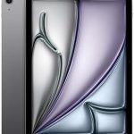 Apple iPad Air 11-inch with M3 chip Built for Apple Intelligence, Liquid Retina Display, 128GB, 12MP Front/Back Camera, Wi-Fi 6E, Touch ID, All-Day Battery Life — Space Gray