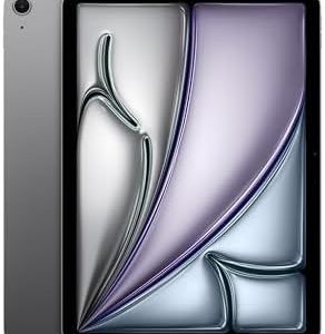 Apple iPad Air 11-inch with M3 chip Built for Apple Intelligence, Liquid Retina Display, 128GB, 12MP Front/Back Camera, Wi-Fi 6E, Touch ID, All-Day Battery Life — Space Gray