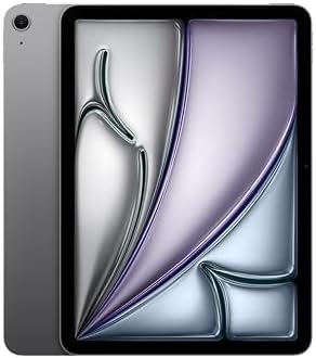 Apple iPad Air 11-inch with M3 chip Built for Apple Intelligence, Liquid Retina Display, 128GB, 12MP Front/Back Camera, Wi-Fi 6E, Touch ID, All-Day Battery Life — Space Gray
