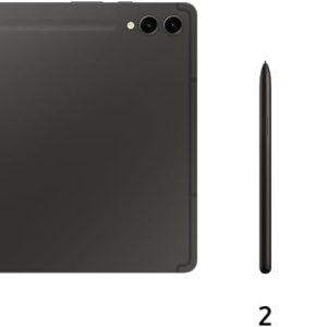 ⁦Samsung Galaxy Tab S9+ 5G Android Tablet, 12.4 inches display, 12GB RAM, 256GB Storage MicroSD Slot, S Pen Included, Graphite-1 Year Warranty/Local Version⁩ - الصورة ⁦9⁩