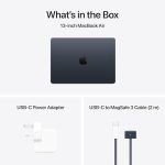 ⁦Apple 2025 MacBook Air (13-inch, Apple M4 chip with 10-core CPU and 8-core GPU, 16GB Unified Memory, 256GB) - Midnight;English⁩ - الصورة ⁦6⁩
