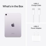 ⁦Apple 2024 iPad mini (Wi-Fi, 128GB) - Purple (7th generation)⁩ - الصورة ⁦6⁩