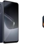 Infinix Hot 50i 4G Smartphone, 256GB Storage, 8+8GB RAM (Sleek Black) + Infinix XWatch H4 (XW4L)- Black