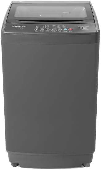 White Point WPTL10DPGA - top loading washing machine 10 kg black and silver