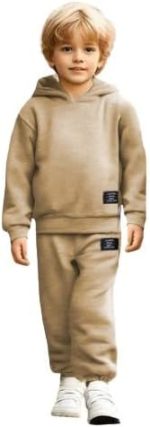 Winter Boys Tring Set 2 Piece - Hooded Sweatshirt and Sweatpants - Multi Color