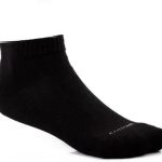 Half Towel Ankle Socks - For Men - Black