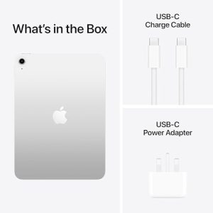 ⁦Apple iPad 11-inch: A16 chip, 11-inch Model, Liquid Retina Display, 256GB, Wi-Fi 6, 12MP Front/12MP Back Camera, Touch ID, All-Day Battery Life — Silver⁩ - الصورة ⁦6⁩