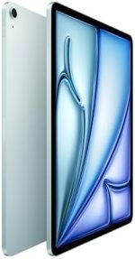 ⁦Apple iPad Air 13-inch with M3 chip Built for Apple Intelligence, Liquid Retina Display, 128GB, 12MP Front/Back Camera, Wi-Fi 6E, Touch ID, All-Day Battery Life — Blue⁩ - الصورة ⁦2⁩