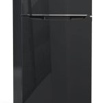 Zanussi Fridge, 2 Doors, 370, Nofrost, Black