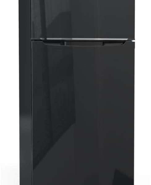 Zanussi Fridge, 2 Doors, 370, Nofrost, Black