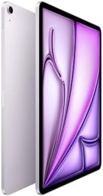 ⁦Apple iPad Air 13-inch with M3 chip Built for Apple Intelligence, Liquid Retina Display, 128GB, 12MP Front/Back Camera, Wi-Fi 6E, Touch ID, All-Day Battery Life — Purple⁩ - الصورة ⁦2⁩