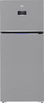 Beko Refrigerator 2 Door - 590 lt -net 557 LT - stainless - Nofrost -ProSmart Inverter - HF Digital - model number B3RDNE590ZXB