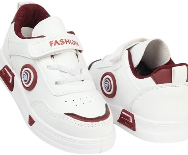 815 Unisex Kids Casual Leather Walking and Playing Sneakers