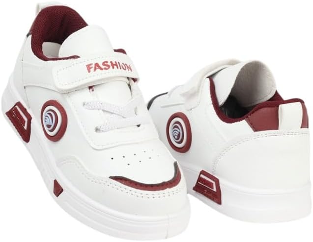 815 Unisex Kids Casual Leather Walking and Playing Sneakers