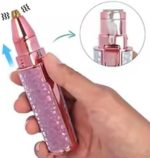 ⁦ماكينة تشذيب الحواجب وازالة شعر الوجه 2 في 1 قابلة لاعادة الشحن مثالية لازالة الشعر بدون الم HX-201⁩ - الصورة ⁦4⁩