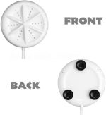 ⁦Generic Portable Top Load Washer, 5 Pounds Capacity, Multi Color, A Efficiency, Spin & Drain Cycle Options, Fully Automatic Operation, Portable & Practical⁩ - الصورة ⁦3⁩