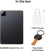 ⁦Xiaomi Tablet Pad 6S Pro 3K 12.4" 144Hz, 256GB/8GB RAM, Snapdragon@8 Gen 2 3.19GHz, 10,000 mAh 120W, Black (French Version + 2 Year Warranty)⁩ - الصورة ⁦4⁩