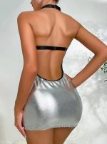 ⁦Kayan Lingerie Lingerie with Sides Mesh Babydoll Short Transparent Nightgown Women Elegant for Trade and Distribution Code 495⁩ - الصورة ⁦2⁩