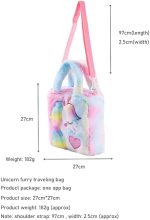⁦ADISA Unicorn Toddler Bag Princess Cute Crossbody Handbags Gift for Girls⁩ - الصورة ⁦3⁩